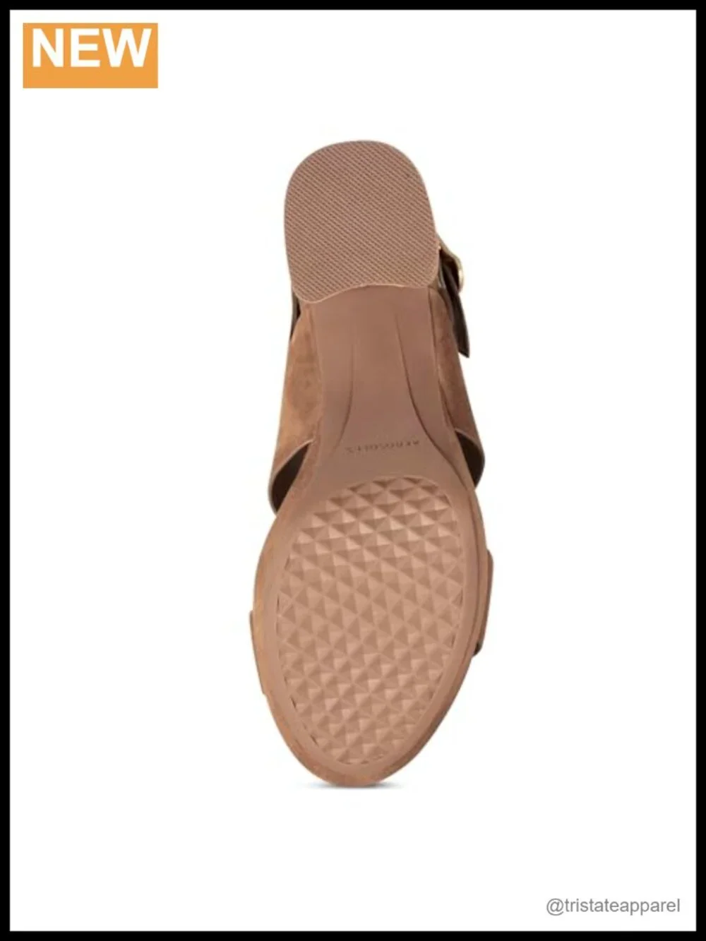 Aerosoles Platform Heeled Sandal with Adjustable Slingback Strap and Cushioned